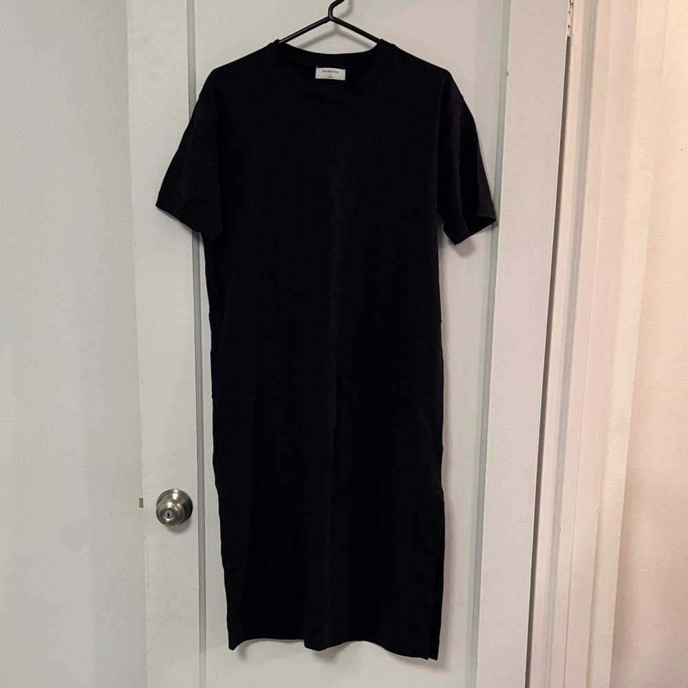 Babaton Black Midi Dress